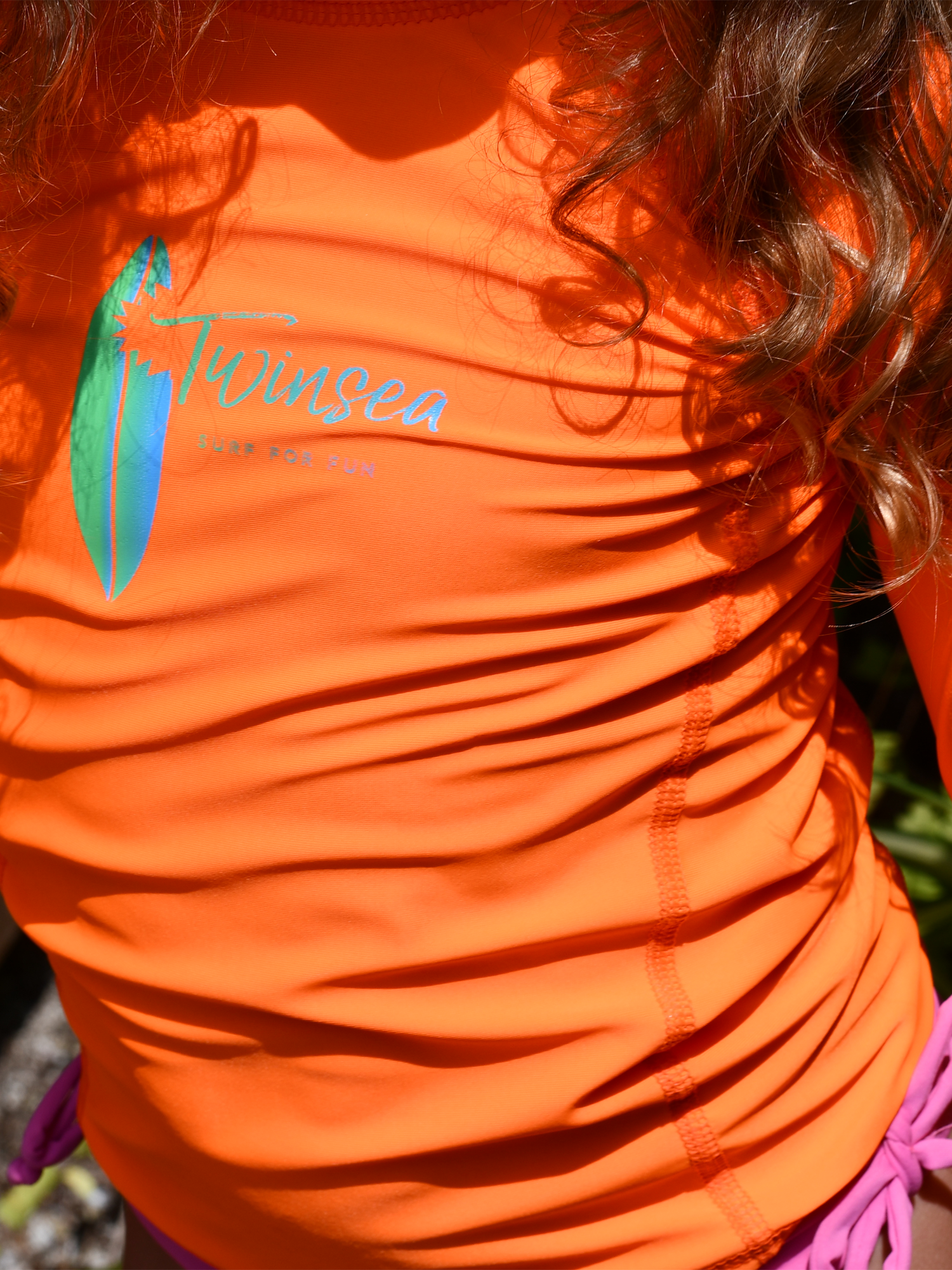 Twinsea Kids Rash Guard — Orange — Twinsea