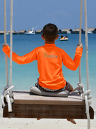 Twinsea Kids Rash Guard — Orange — Twinsea