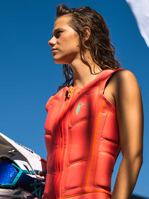 Women's Impact Vest, Coral Red