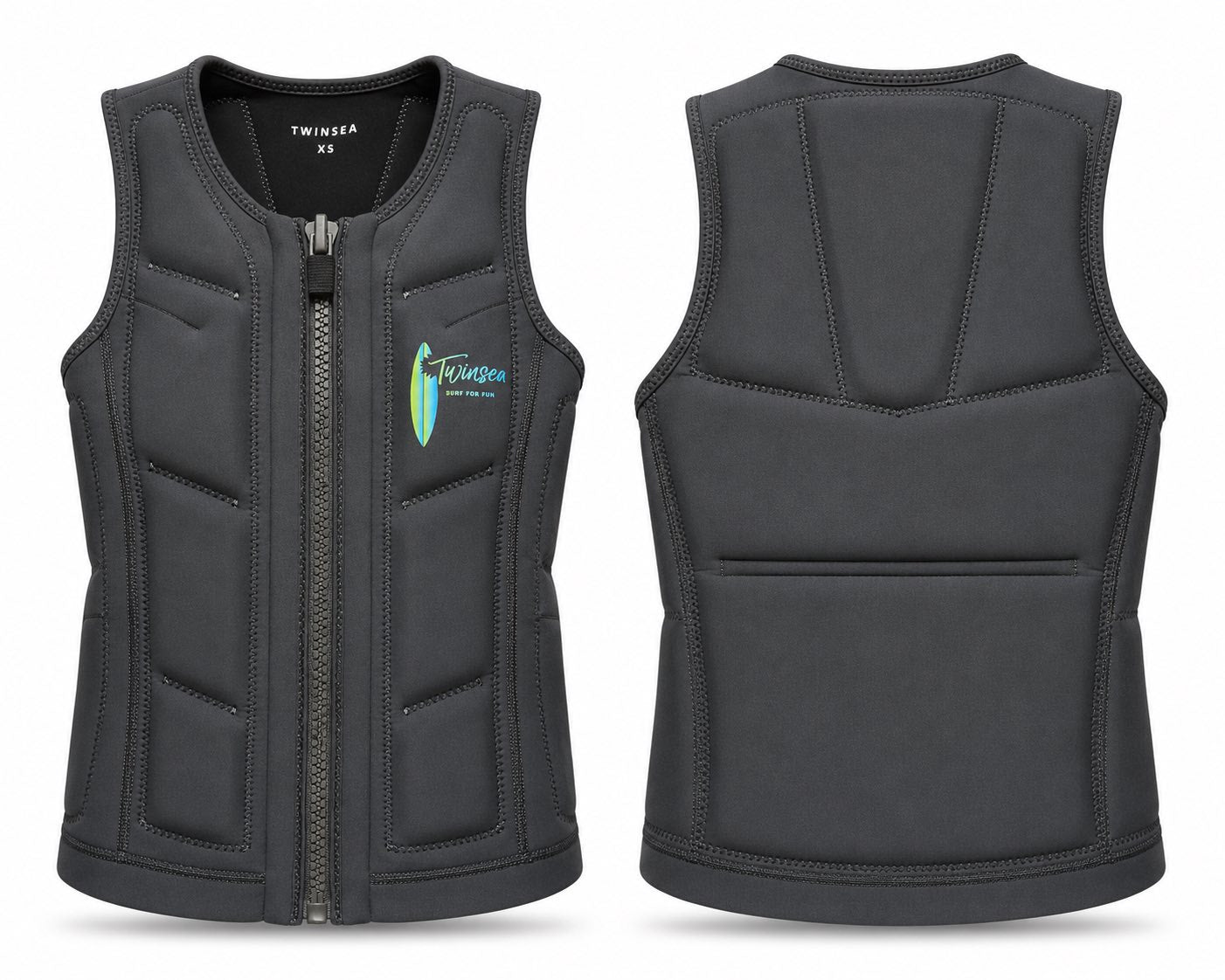 Twinsea Women's Impact Vest — Midnight Black — Twinsea